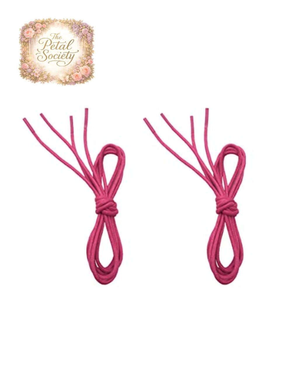Waxed Round Dress Shoe Laces 1/8" Thin Cotton 2 Pair Oxford Brogues Derby